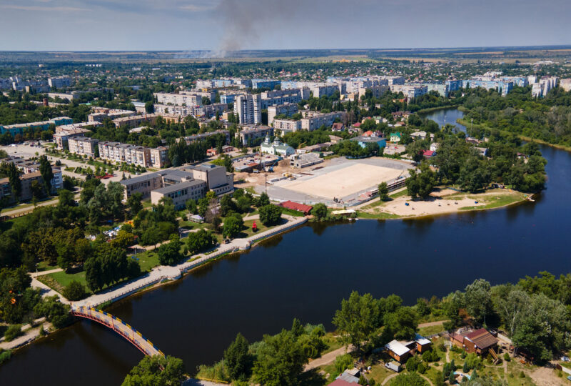Продолжение реконструкции стадиона, август 2021