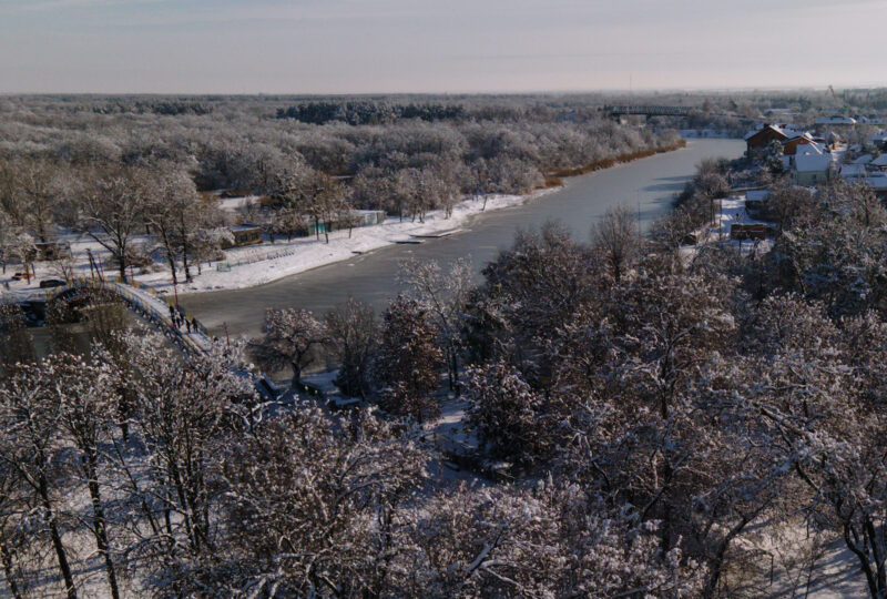 Городской парк, декабрь 2021